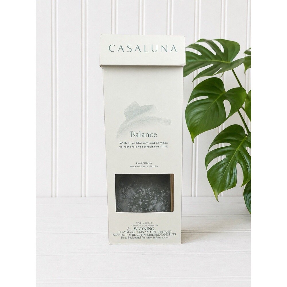 Casaluna Balance Reed Diffuser Lotus Blossom Bamboo 6.76 oz 200 mL